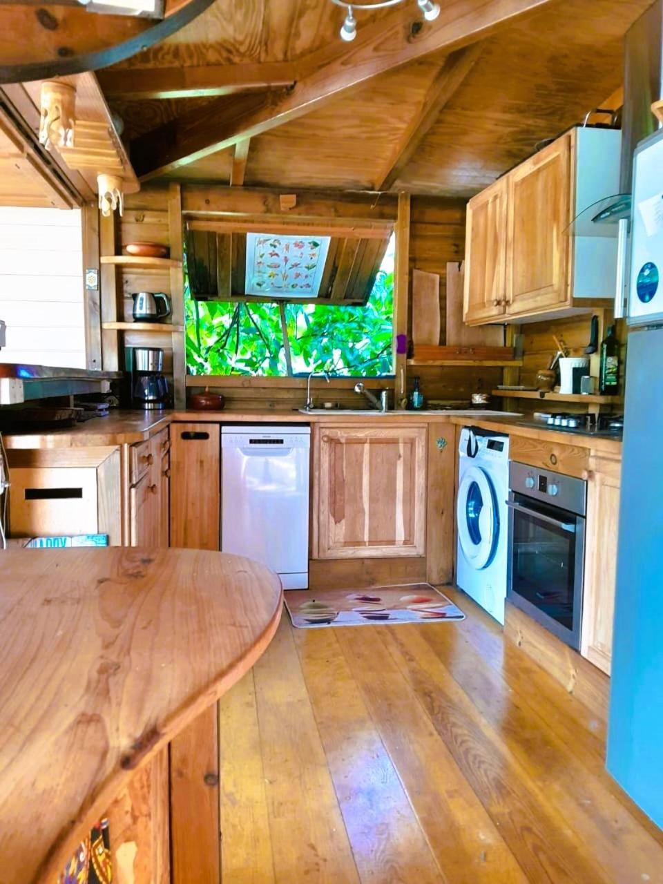 Magnifique Maison & En Bois Dans Jardin Tropical Proche Rivieres Et Foret Hébergement de vacances